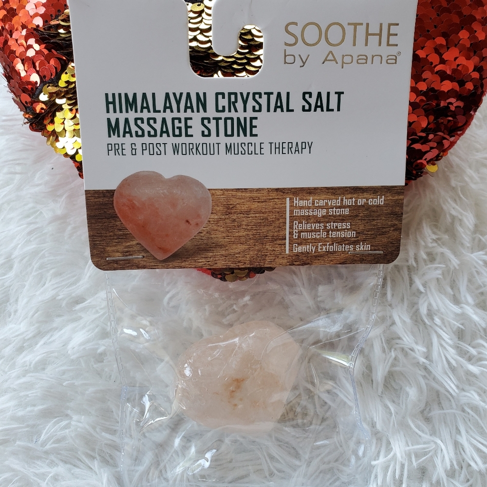 HIMALAYAN CRYSTAL SALT MASSAGE STONE.